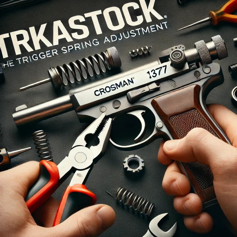 How to Soften a Stock Crosman 1377 Trigger Spring​